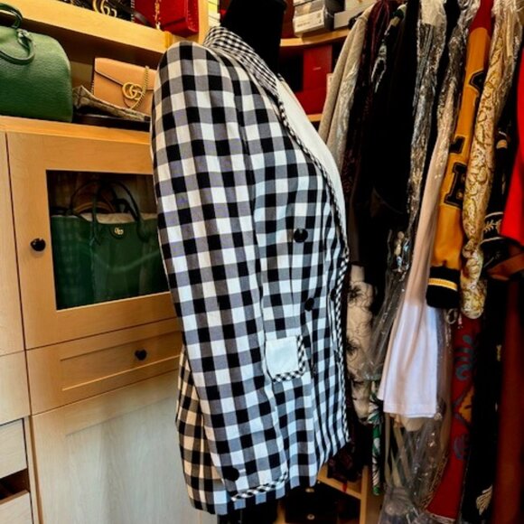 Escada Black and White Size 34 Jacket - Picture 2 of 10